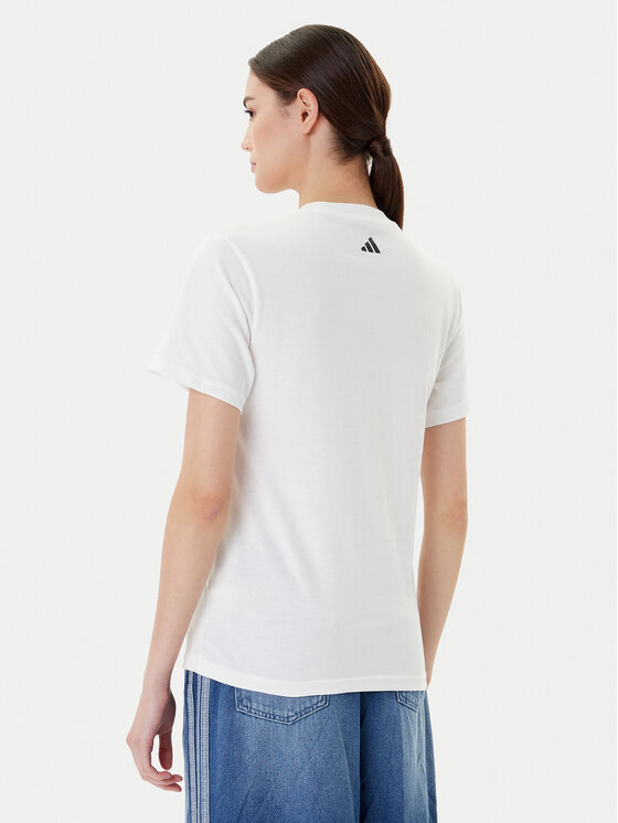 adidas adidas Majica Farmers Market Graphic JN2543 Bela Regular Fit