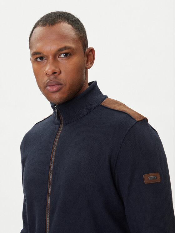 Bugatti Bugatti Sweatshirt 8700-85050D Dunkelblau Regular Fit