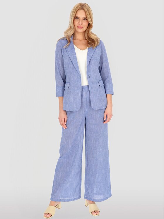 Perso Perso Marynarka VEE252688F Niebieski Regular Fit
