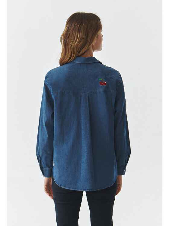 TATUUM TATUUM Koszula MISIA 1 Niebieski Loose Fit