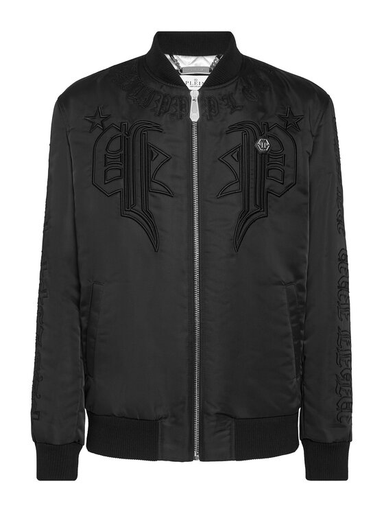 PHILIPP PLEIN PHILIPP PLEIN Bunda bomber 1631 Černá Regular Fit