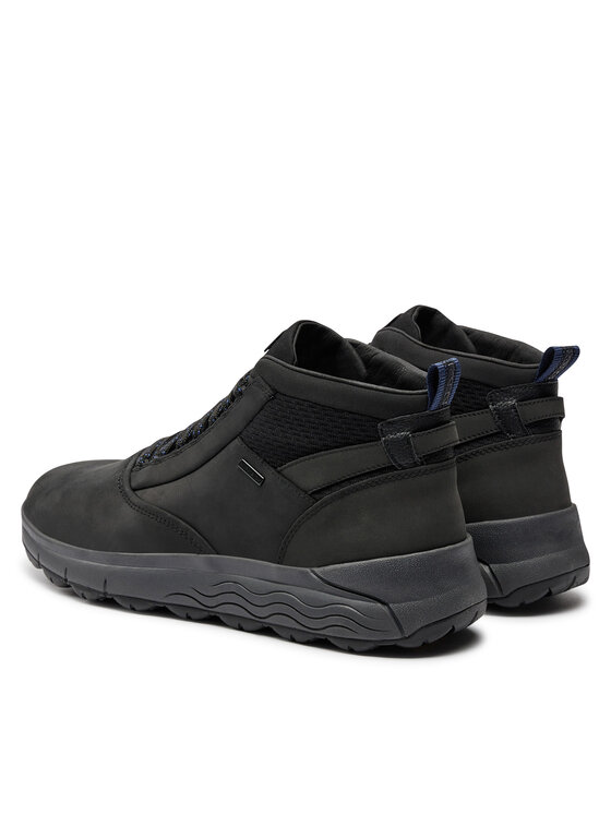 Geox Geox Schnürschuhe U Spherica 4X4 B Abx U36FDB 0FF6K C9999 Schwarz