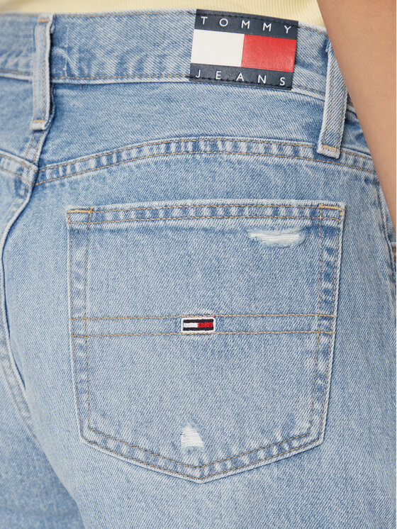 Tommy Jeans Tommy Jeans Džínsové šortky DW0DW17641 Modrá Slim Fit
