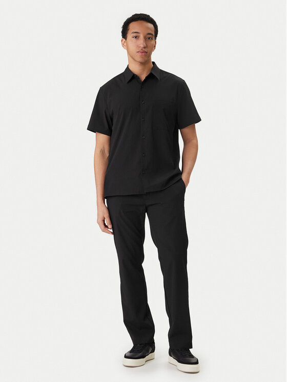 Calvin Klein Calvin Klein Πουκάμισο LV04LF109G Μαύρο Classic Fit