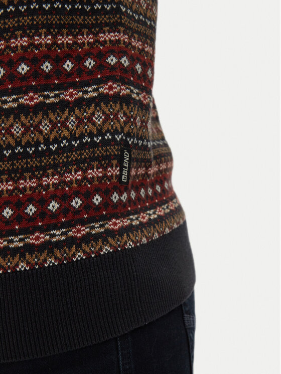 Blend Blend Rollkragenpullover 20717856 Schwarz Regular Fit