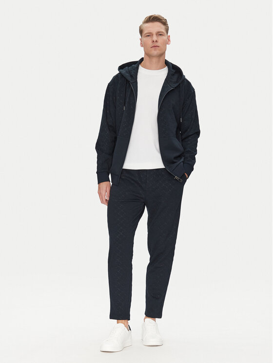JOOP! JOOP! Majica dugih rukava 17 JJJ-24Bahador 30045559 Tamnoplava Regular Fit