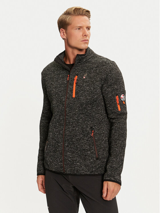 Aulp Aulp Технічний світшот Navoy Чорний Regular Fit