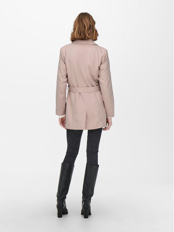 ONLY ONLY Trencz Valerie 15191821 Różowy Regular Fit