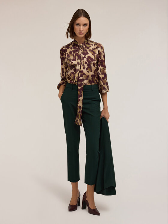 Motivi Motivi Blusa 2036Q001939N0S5 Verde Regular Fit