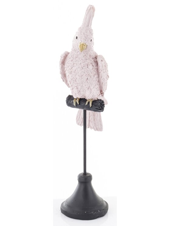 MIAhome MIAhome Figurka papuga 33x8x8 cm PAPPAGALLO różowa Różowy