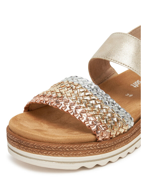 Remonte Remonte Sandalen D0Q56-90 Goldfarben