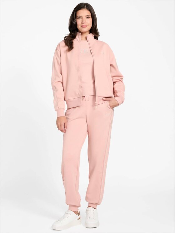 Guess Guess Штани з тканини 179778 Рожевий Slim Fit