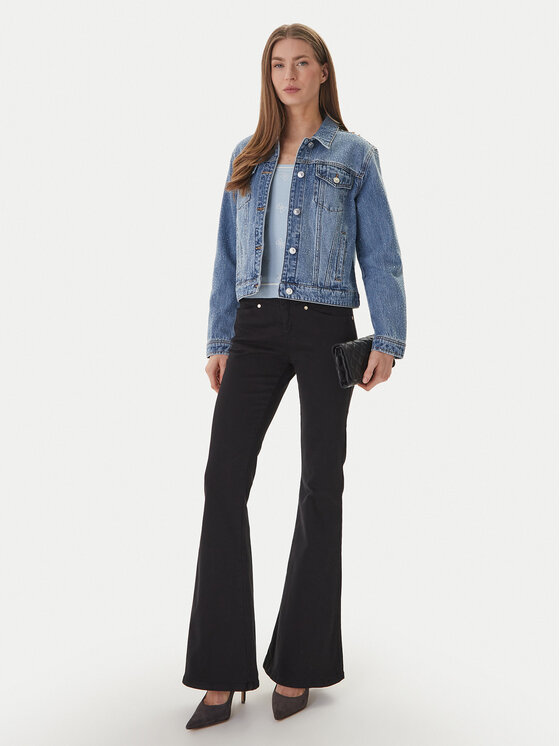 Guess Jeans Guess Jeans Jeansová bunda W6GN14 D0971 Modrá Regular Fit