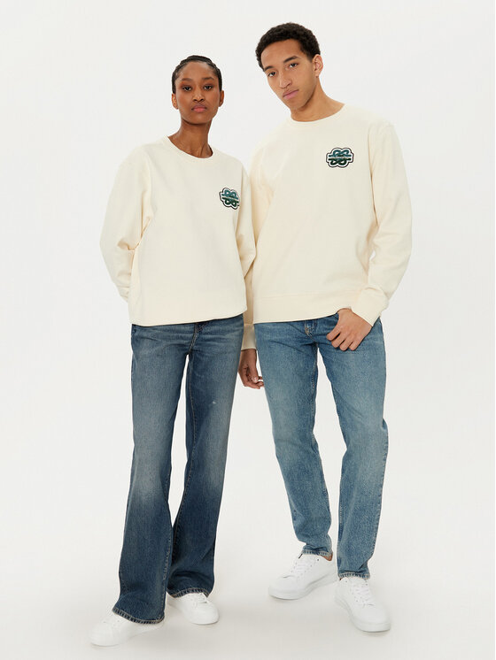 Filling Pieces Filling Pieces Μπλούζα Unisex Gowtu 7453392 Εκρού Regular Fit