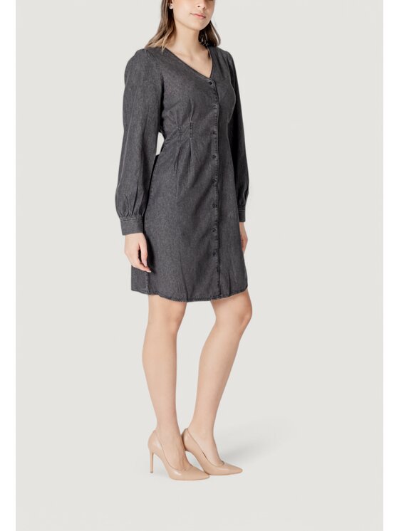 ICHI ICHI Vestito IHARCHER DR Nero To Fit