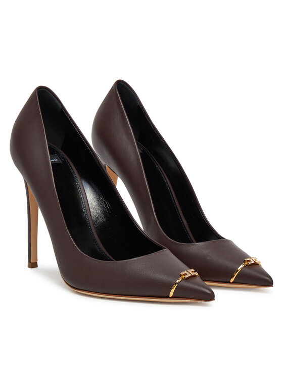 Elisabetta Franchi Elisabetta Franchi Čevlji z visoko peto SA-74L-52E2-V500 Rjava