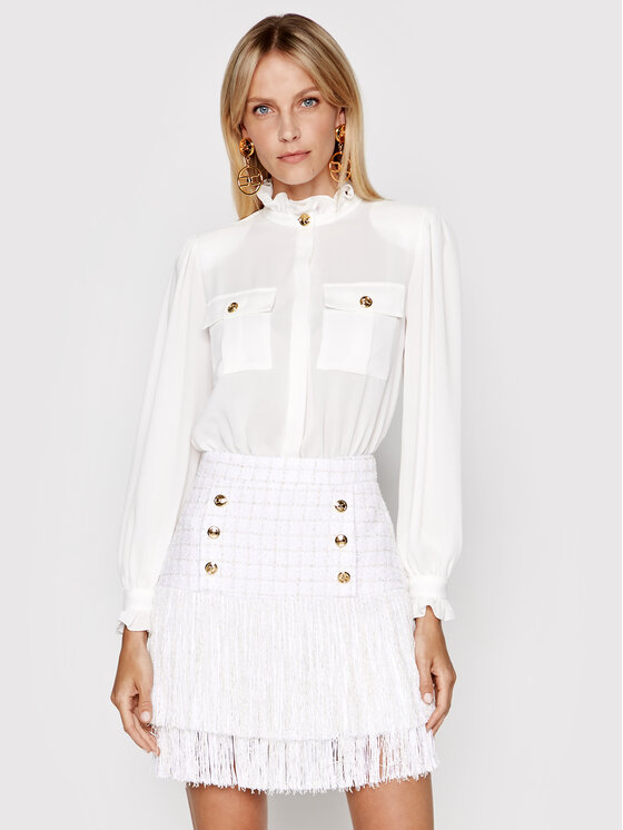 Abito da cocktail AB-148-13E2-V680 Bianco Regular