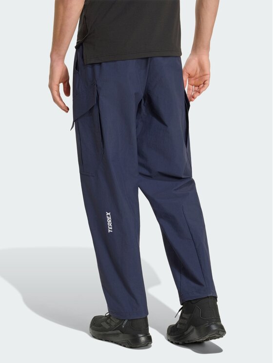 adidas adidas Spodnie outdoor 161594 Błękitny Loose Fit