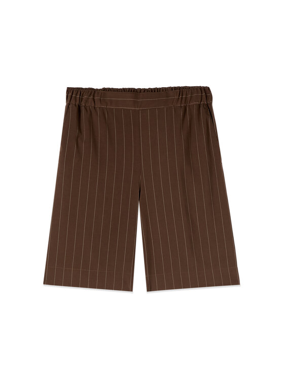 Oltre Oltre Pantaloncini di tessuto P076J102590N0Z2 Marrone Regular Fit