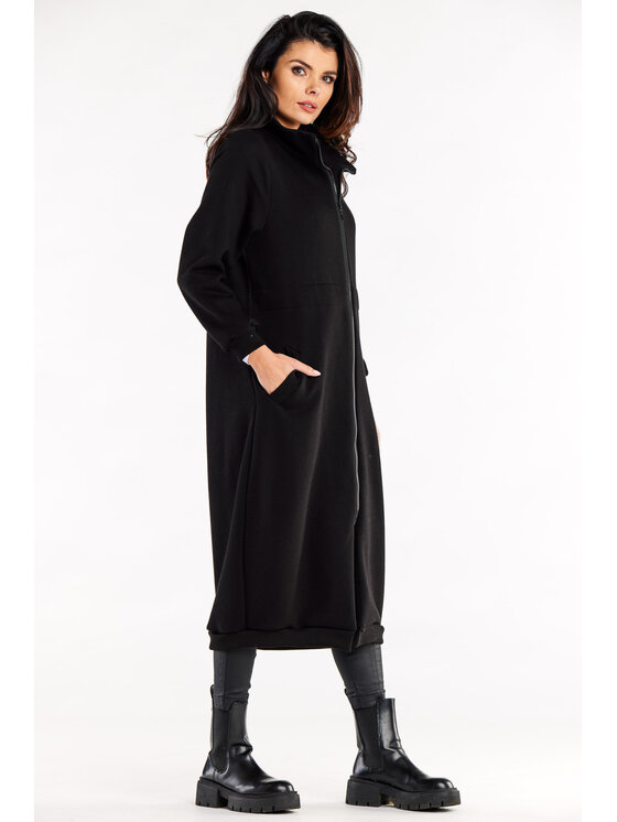 Infinite You Infinite You Mikina M326 Čierna Basic Fit