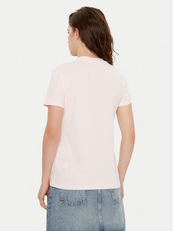Lacoste Lacoste Футболка TF9246 Рожевий Slim Fit