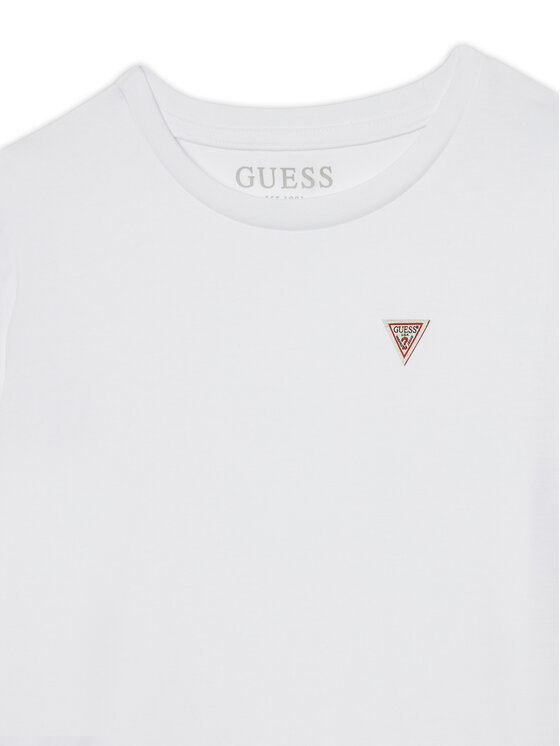 Guess Guess Tričko L5YI38 K5M20 Biela Regular Fit