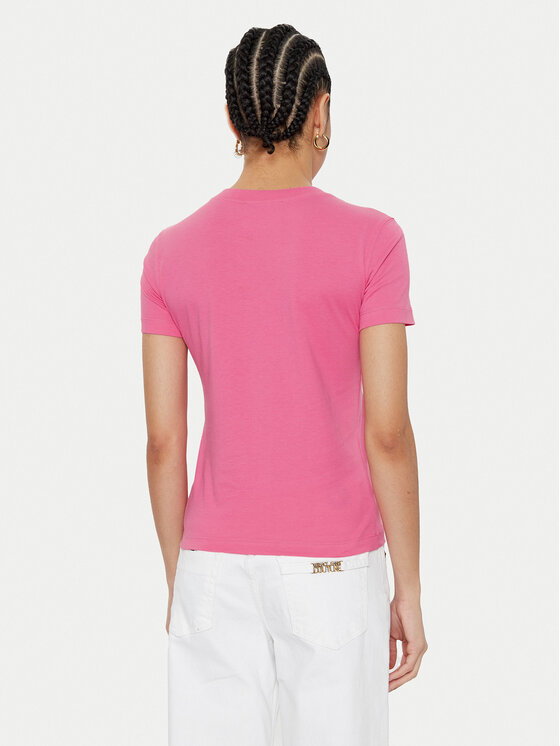 Versace Jeans Couture Versace Jeans Couture T-shirt 78HAHT01 Ružičasta Regular Fit