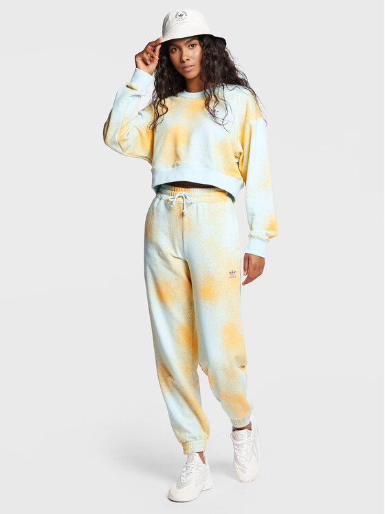 adidas adidas Majica dugih rukava Allover Print HL6600 Šarena Relaxed Fit