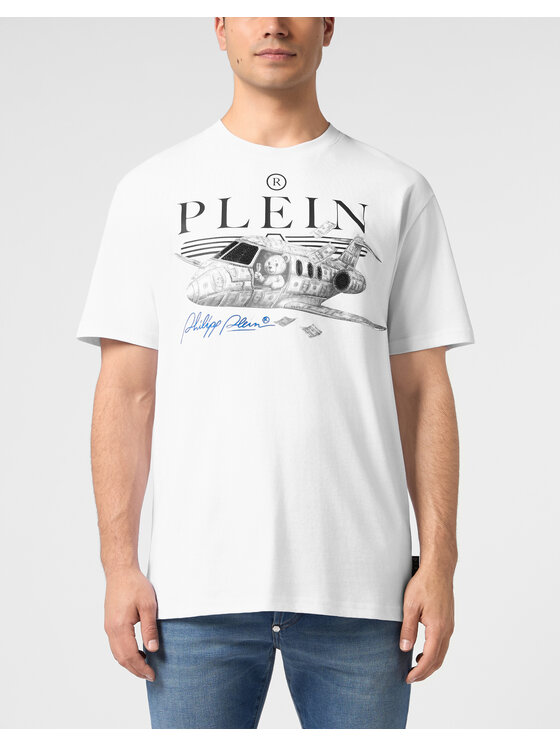PHILIPP PLEIN PHILIPP PLEIN T-Shirt 31108 Biały Regular Fit