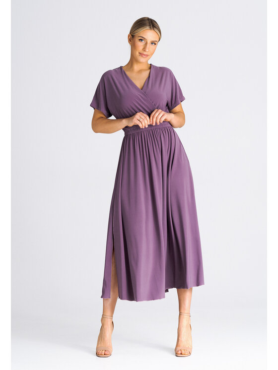 FIGL FIGLFIGL Vestito SUKIENKA M935 Viola Regular Fit