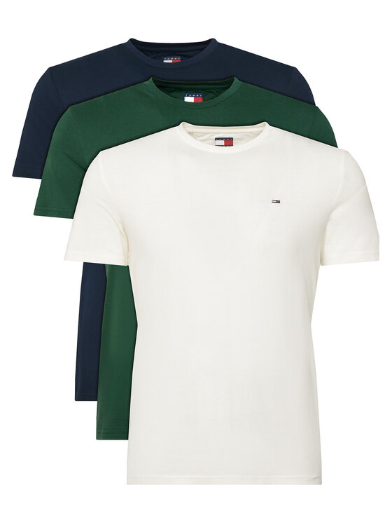Tommy Jeans Комплект тениски DM0DM21579 Цветен Regular Fit