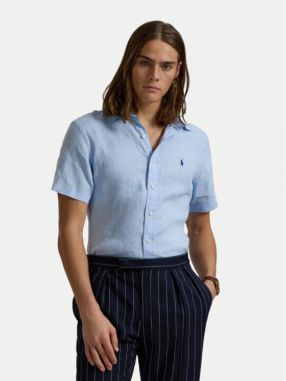 Polo Ralph Lauren Košeľa 710968912005 Modrá Custom Fit