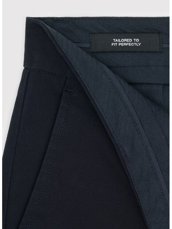 Pako Lorente Pako Lorente Chinosy P26WB-WX-002 Granatowy Slim Fit