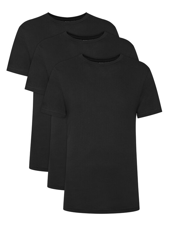 Gap Gap Komplet t-shirtów 701127-00 Czarny Regular Fit