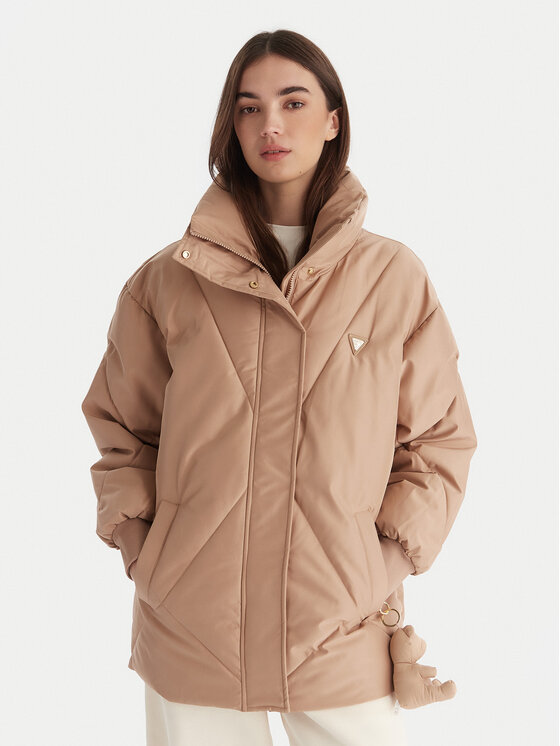 Guess Guess Зимно яке V5BL13 WHHZ2 Бежов Regular Fit