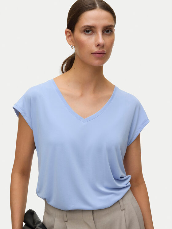 Vero Moda Vero Moda T-Shirt Filli 10247666 Błękitny Relaxed Fit