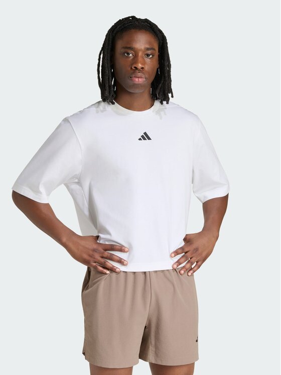 adidas adidas Maglietta tecnica D4T Primelift KT1653 Bianco Regular Fit