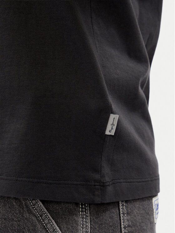 Pepe Jeans Pepe Jeans Tričko Jacko PM508664 Čierna Regular Fit