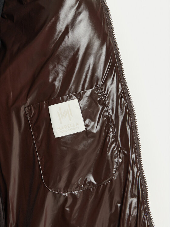 Marella Marella Μπουφάν πουπουλένιο Amianto 2423496025 Καφέ Regular Fit