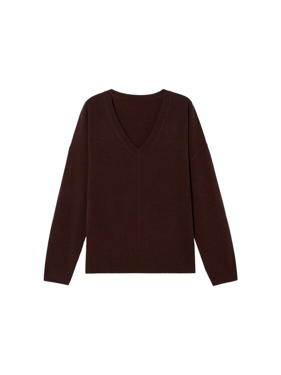 Oltre Oltre Sweter M167E002177N022 Brązowy Regular Fit