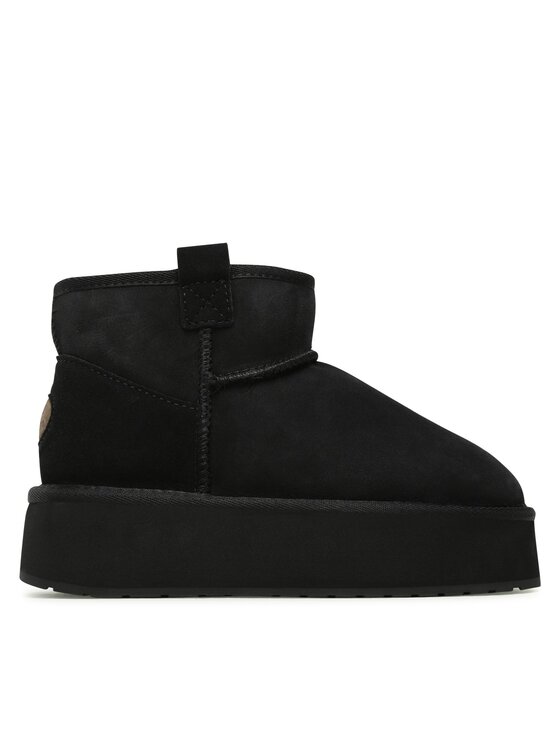 Stivali EMU Foy Flatform Micro – Pelle Di Pecora Australiana Impermeabile, Colore Chestnut, Taglia 40