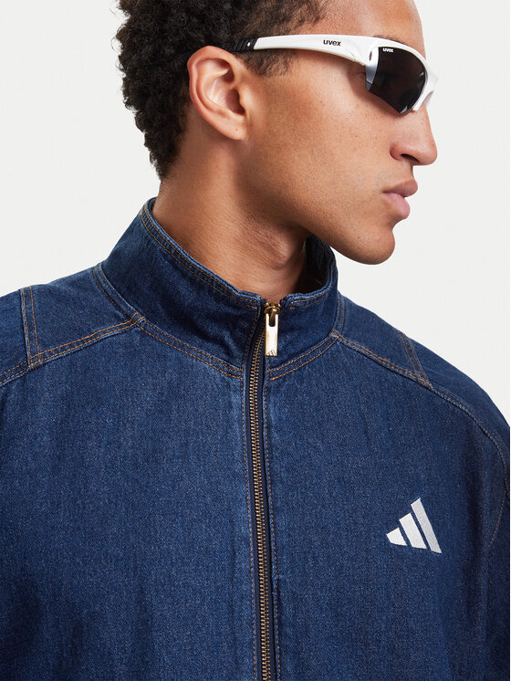 adidas adidas Giacca di jeans Stadium KV8345 Blu Loose Fit
