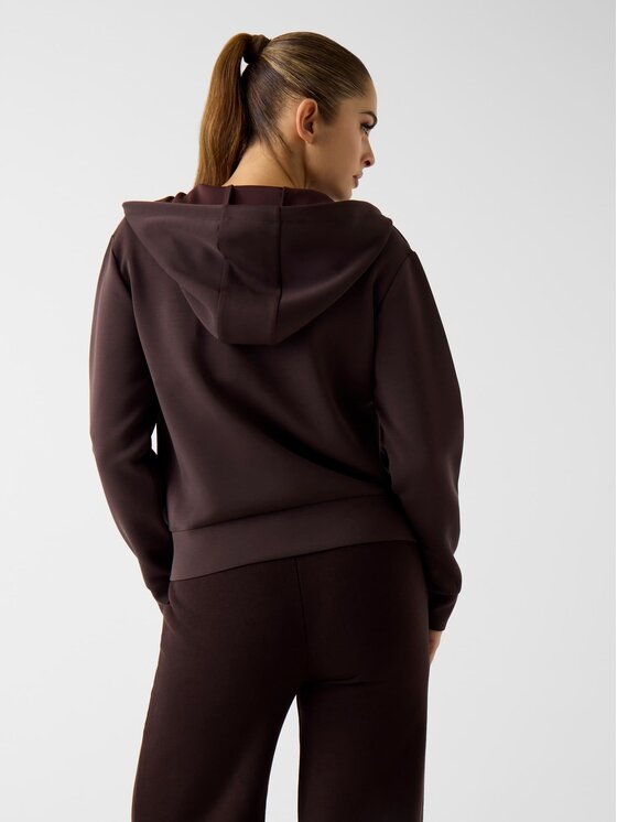 Guess Guess Majica dugih rukava V4YQ06 KCAY2 Smeđa Regular Fit