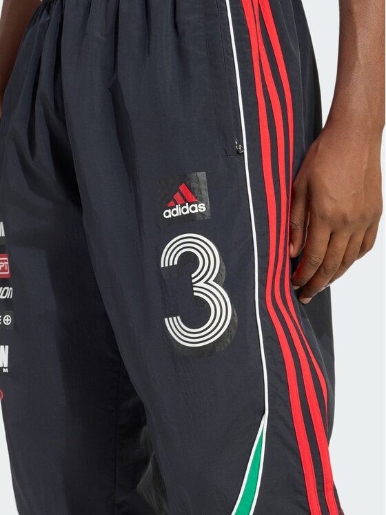 adidas adidas Spodnie dresowe TEAMGEIST MOTO Czarny Loose Fit