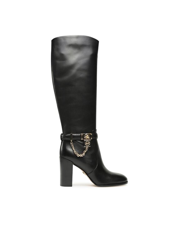 MICHAEL Michael Kors MICHAEL Michael Kors Μπότες Hamilton Heeled Boot 40F3HAHB5L Μαύρο