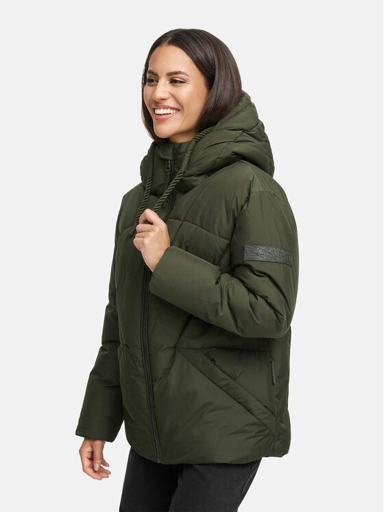 Navahoo Navahoo Kurtka zimowa Pastellzauber Zielony Regular Fit