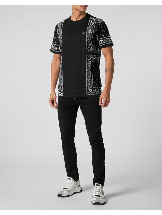 PHILIPP PLEIN PHILIPP PLEIN T-Shirt 22847 Czarny Regular Fit