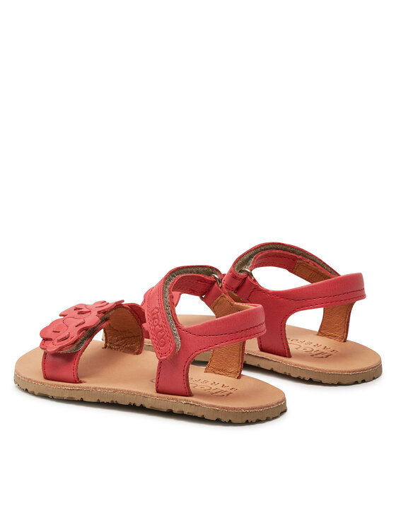 Froddo Froddo Sandále Barefoot Flexy Flowers G3150265 M Červená