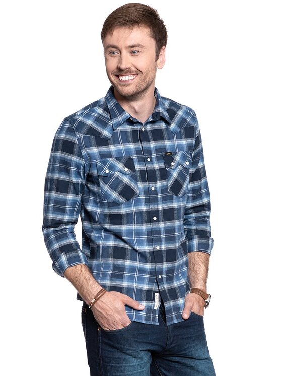 Lee Lee Camicia RIDER SHIRT Bianco Regular Fit