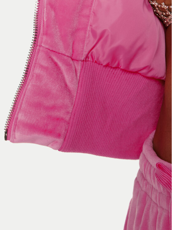 Juicy Couture Juicy Couture Prsluk Thunder JCOGL224555 Ružičasta Slim Fit